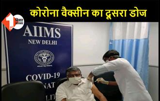 केंद्रीय मंत्री रविशंकर प्रसाद ने दिल्ली AIIMS में लिया कोरोना वैक्सीन का दूसरा डोज