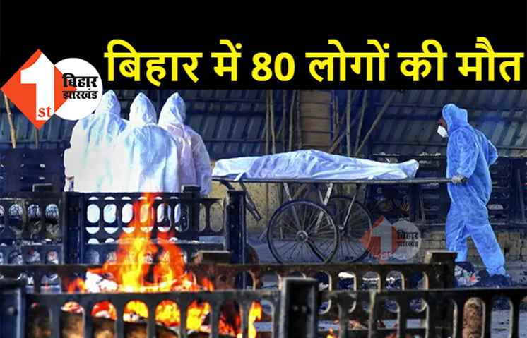 बिहार में कोरोना से 80 लोगों की मौत, पटना में दो दर्जन से ज्यादा लोगों की गई जान