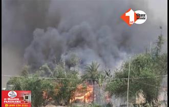 पटना के बाद बिहार के इस जिले में आग ने मचाया तांडव, मासूम समेत दो लोगों की मौत की खबर; 300 झोपड़ियां जलकर खाक