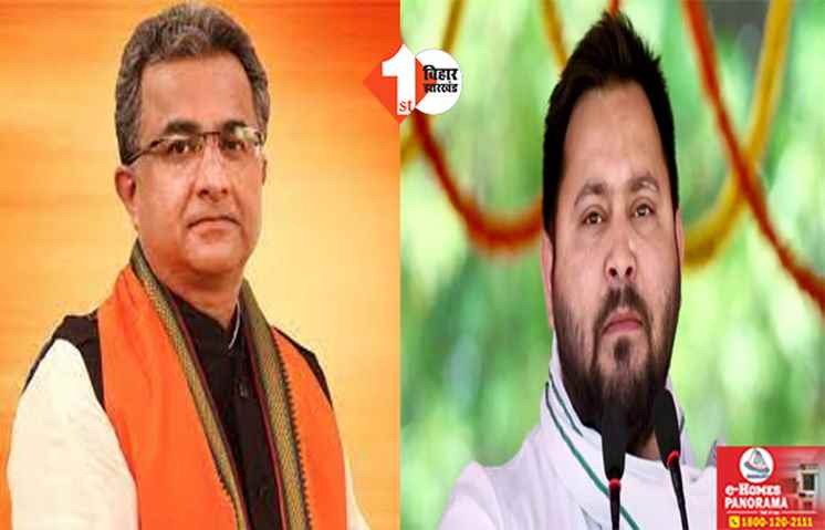 बिहार सरकार के मंत्री नीतीश मिश्रा ने तेजस्वी से पूछा सवाल, कहा - बताएं 10 साल में कितनी बार बिहार आए महमोहन सिंह 