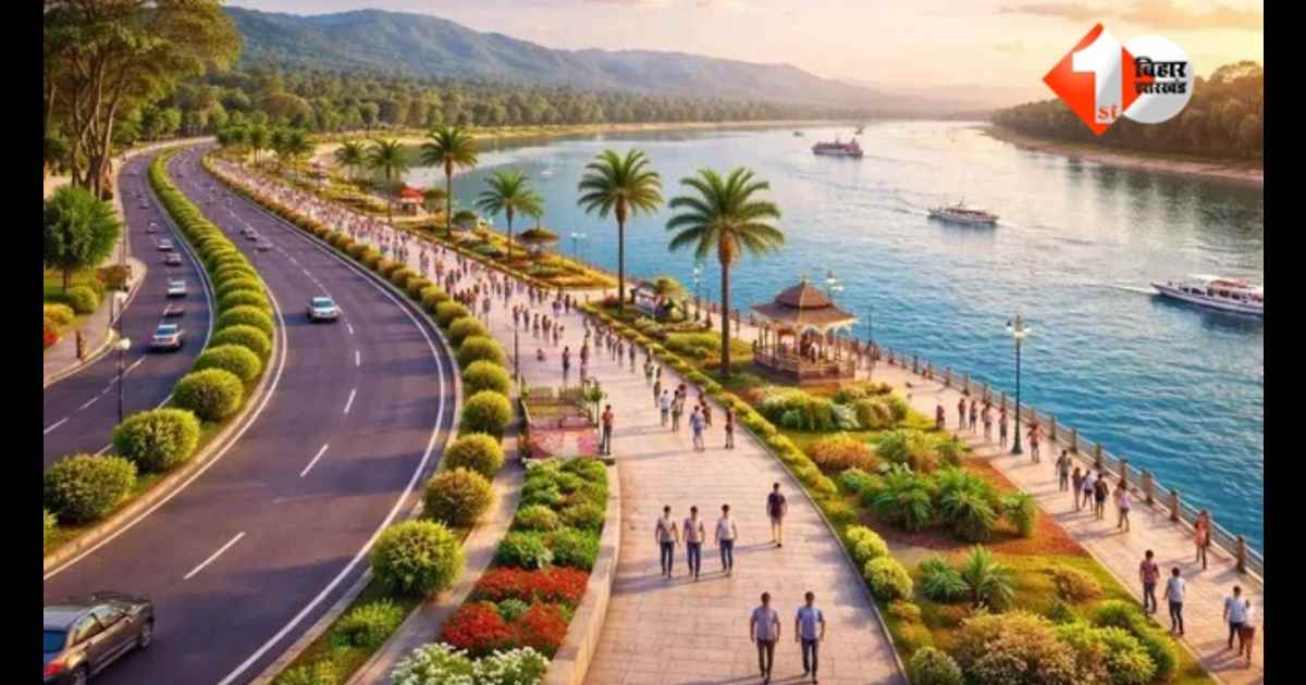 Dhanauti River Project, Motihari Marine Drive, East Champaran News, Bihar Infrastructure, Motihari Bridge Construction, Dhanauti River Development, Bihar Road Project, Marine Drive Bihar  डिस्क्रिप्शन