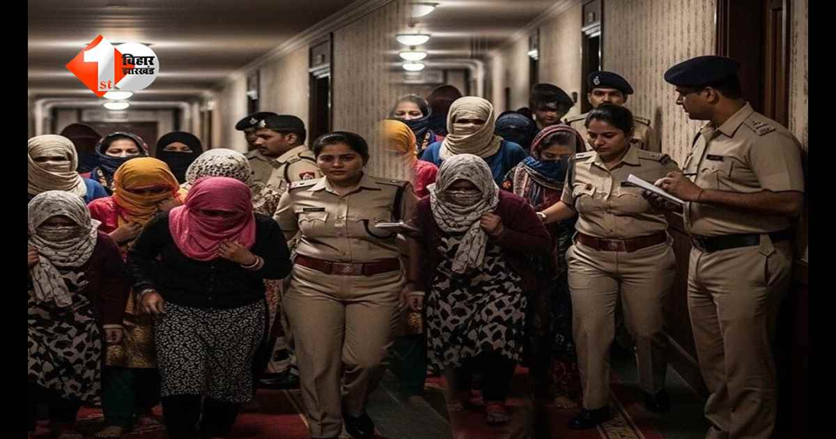 पूर्णिया में सेक्स रैकेट का पर्दाफाश: एक कमरे से 16 महिलाएं, 7 पुरुष और 9 नाबालिग बरामद; इलाके में मचा हड़कंप