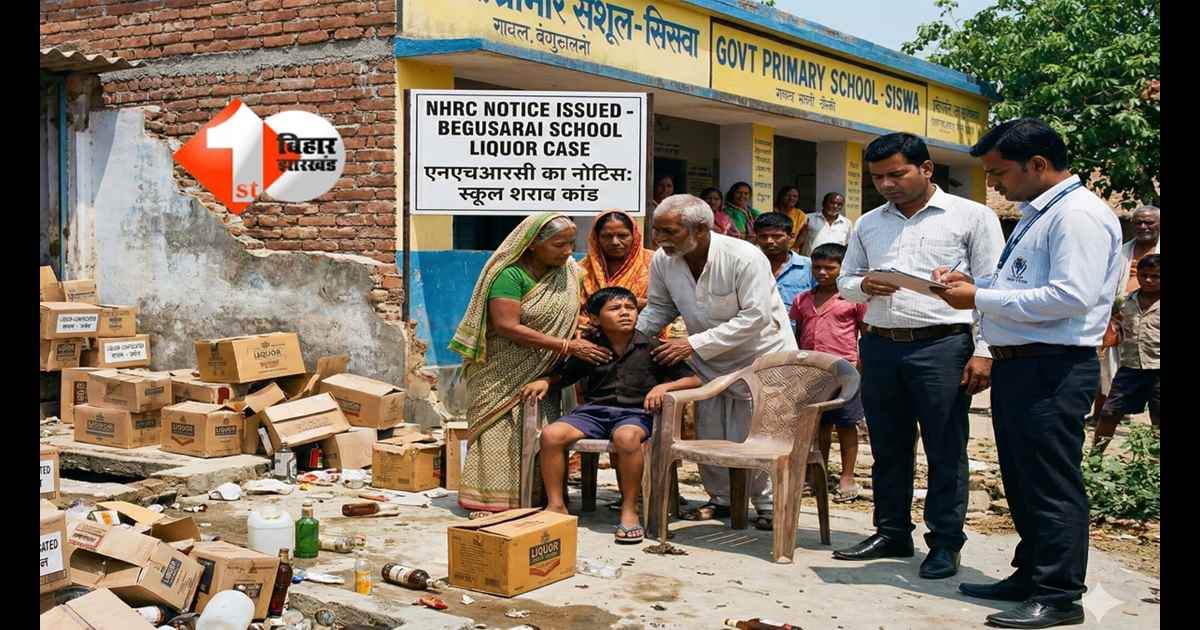 BIHAR NEWS : स्कूल में मिली 204 लीटर शराब, मासूम ने  ‘कोल्ड ड्रिंक’ समझकर गटक लिया, अब बिहार सरकार को नोटिस; मुख्य सचिव और DGP को देना होगा जवाब 