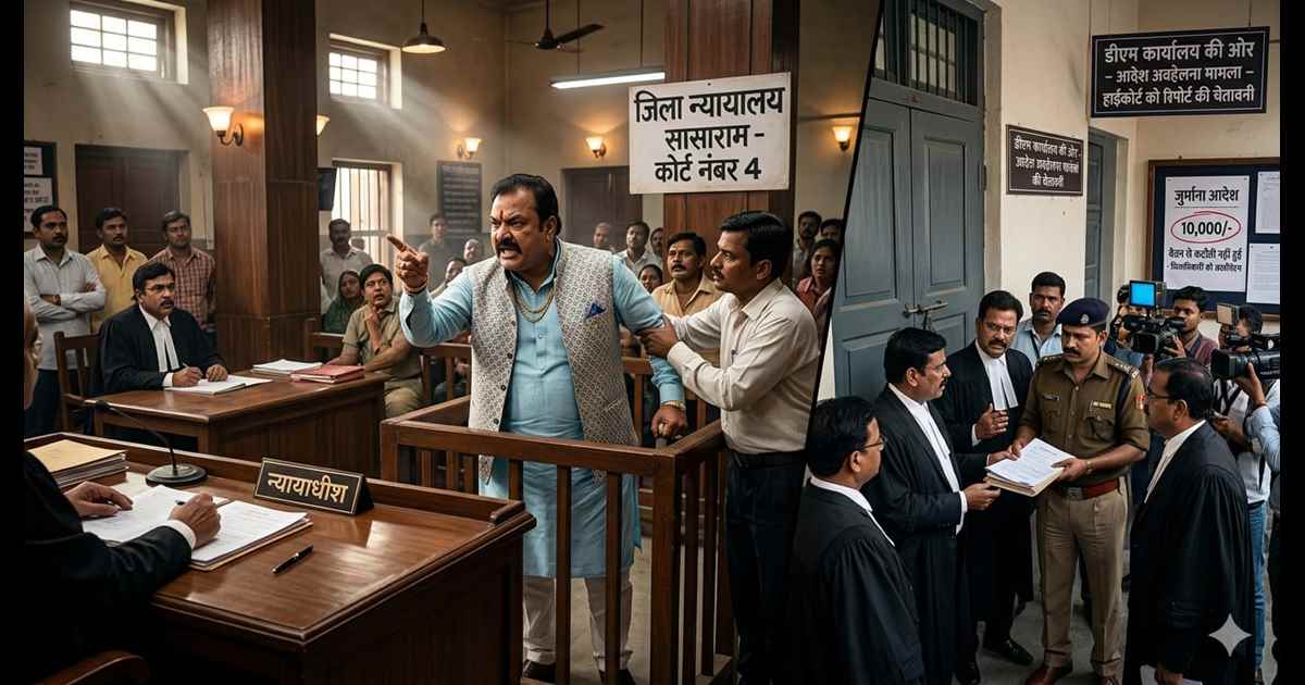 बिहार में विधायक जी के दामाद ने कोर्ट में जज को दिखाई धौंस: रसूख इतना कि DM ने अदालत का आदेश नहीं माना 