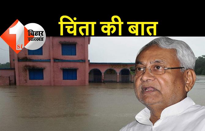 बिहार में कोरोना के बाद बाढ़ की मार, स्कूलों में नहीं पहुंच रहे बच्चे, कई इलाकों में घुसा पानी