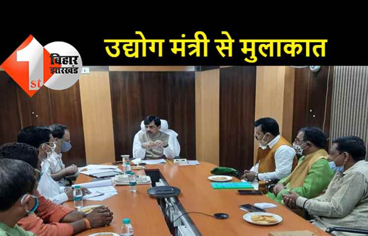 खादी ग्रामोद्योग संघ के शिष्ट मंडल ने की मंत्री शाहनवाज से मुलाकात, कई मामलों पर हुई बातचीत