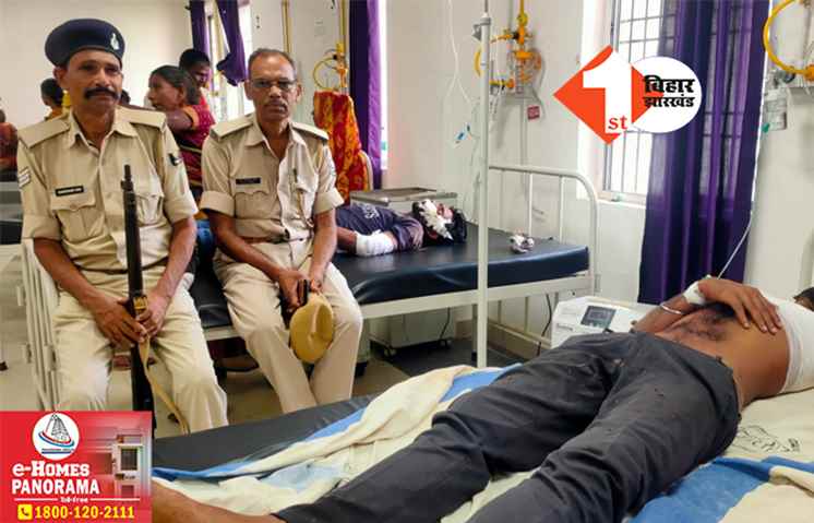 पुलिस और बदमाशों के बीच मुठभेड़: कार सवार गांजा तस्करों ने की ताबड़तोड़ फायरिंग, जवाबी कार्रवाई में एक को लगी गोली