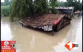बिहार में बाढ़ का खतरा मंडराया: बेतिया के कई गांवों में घुसा गंडक नदी का पानी, ग्रामीणों में मचा त्राहिमाम