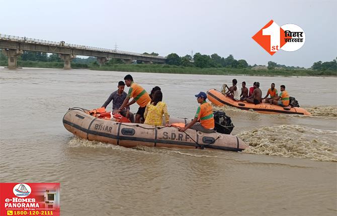 बिहार: बागमती नदी में दो बच्चे डूबे, एक को ग्रामीणों ने बचाया; दूसरे की तलाश जारी