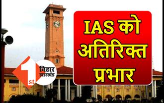 IAS अफसर को मिला अतिरिक्त प्रभार, सेक्रेटरी की जिम्मेदारी संभालेंगे