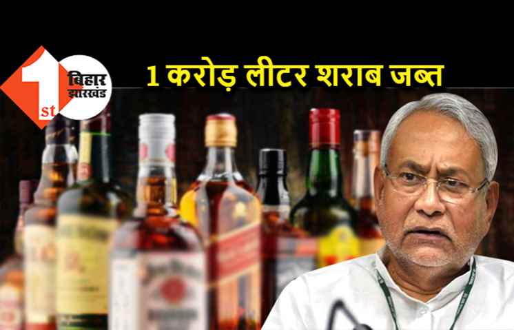 बिहार में पकड़ी गई 1 करोड़ लीटर शराब, मुजफ्फरपुर, वैशाली और पटना में शराबबंदी फेल !