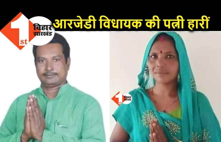 RJD विधायक की पत्नी पंचायत चुनाव में हारीं, जिलाध्यक्ष भी अपनी बीवी को जीत नहीं दिलवा पाए