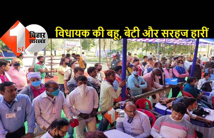 पंचायत चुनाव : विधायक की बहू, बेटी और सरहज हारीं, डिप्टी सीएम के चचेरे भाई भी हारे