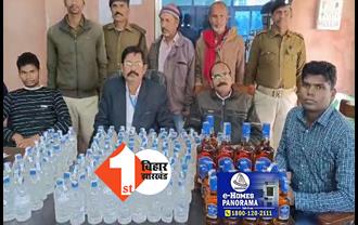 शिवहर में उत्पाद विभाग की बड़ी कार्रवाई, नेपाली और अंग्रेजी शराब के साथ 2 कारोबारियों को दबोचा