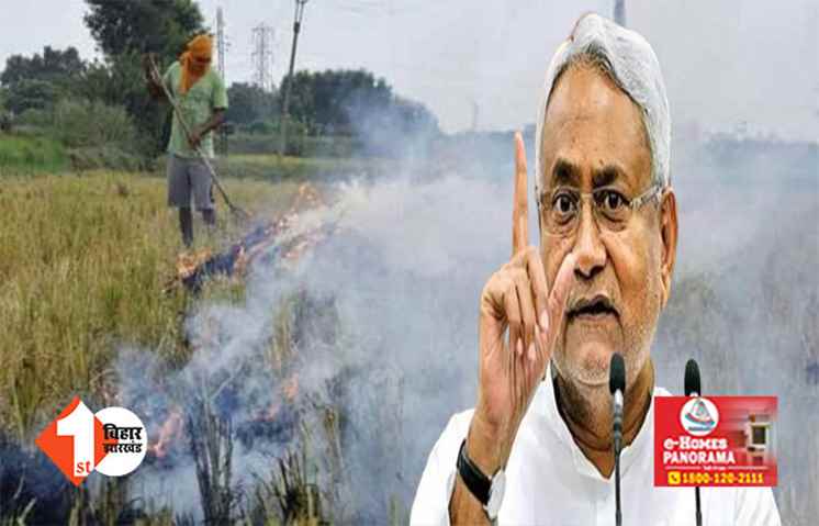 खेतों में पराली जलाने पर नीतीश सरकार हुई सख्त, 64 किसानों का रद्द हुआ रजिस्ट्रेशन