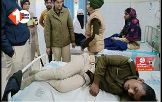 बिहार में बेलगाम हुए बालू माफिया ! लाठी-डंडों से खनन और पुलिस टीम को पीटा, SI समेत 5 लोग घायल 