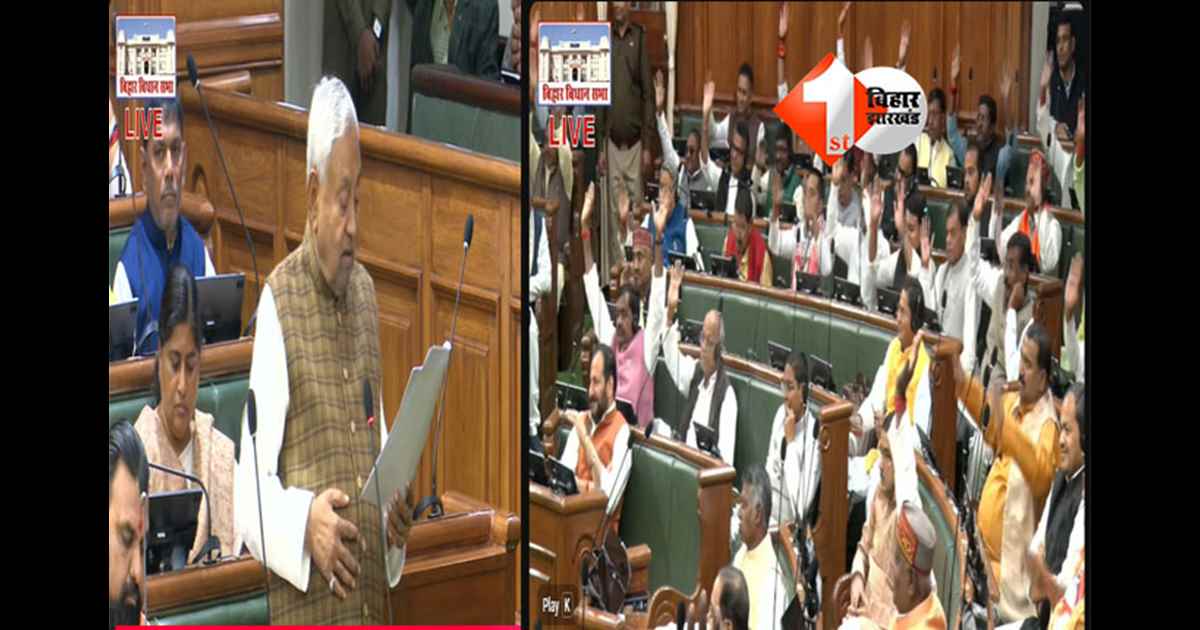 Bihar Assembly : सब कीजिए नमन जी ....,' CM नीतीश कुमार ने विपक्ष को कहा - आपलोग मोदी जी का नमन काहे नहीं करते है,आप भी कीजिए 