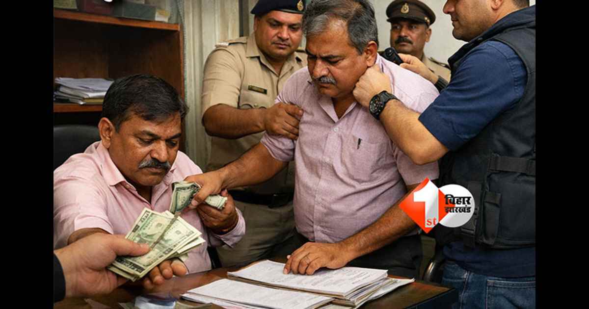 SVU RAID : आरा में SVU ने पंचायत सचिव को जन्म प्रमाण पत्र के लिए घूस लेते गिरफ्तार किया, जानिए कितने रुपए की कर रहे थे डिमांड 