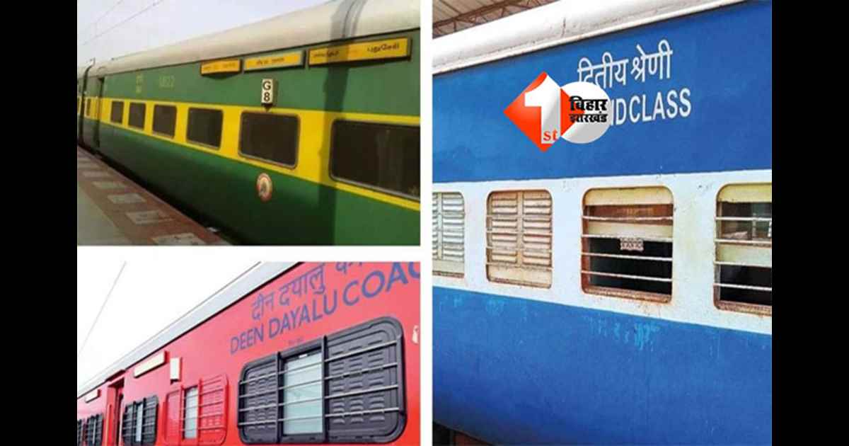 Train Coach Colors : ट्रेन के डिब्बों के रंग और पट्टियों के पीछे का राज, क्या आप जानते हैं क्यों होते हैं अलग-अलग रंग?