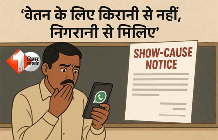 Bihar Teacher News: वेतन पर सवाल पूछना बना अपराध? व्हाट्सएप ग्रुप में चर्चा पर शिक्षकों को शो-कॉज नोटिस, पटना में 5 शिक्षकों को अब देना होगा जवाब 