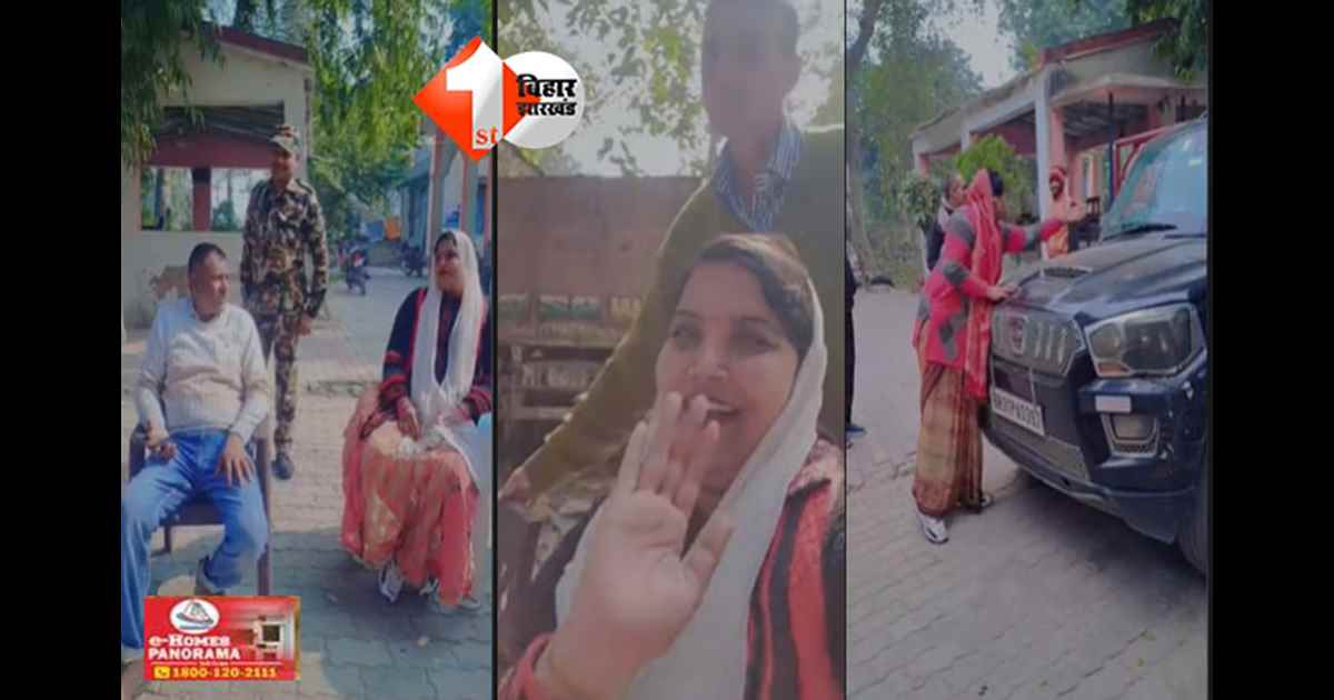 Bihar police : 'सर हाय -हेल्लो कीजिए न...', वैशाली थाना परिसर में महिला डिजिटल क्रिएटर की रील शूटिंग; अब पूछा जा रहा यह सवाल 