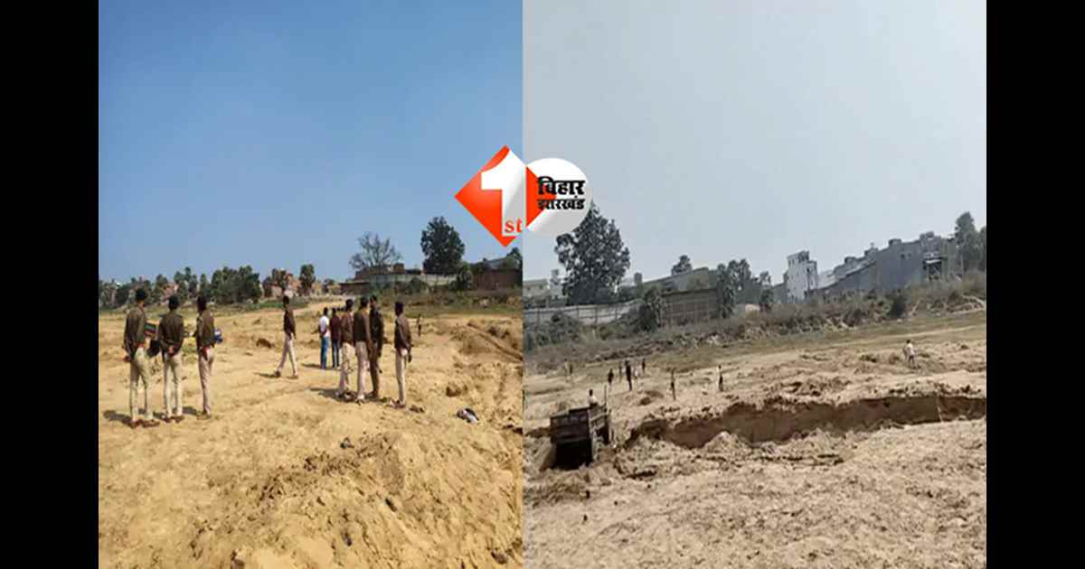 Bihar sand mining raid 