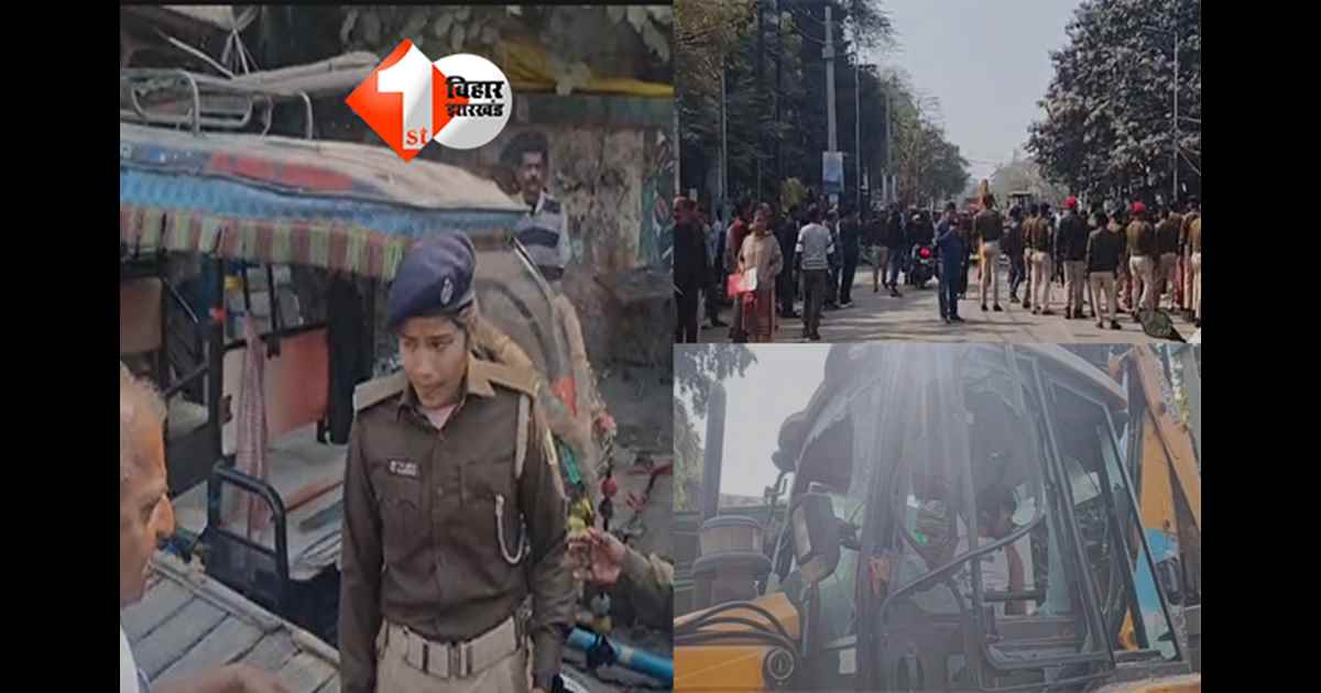 police attack : मेदांता अस्पताल के सामने अतिक्रमण हटाने गई टीम पर हमला, पुलिस-कर्मियों को सड़क पर पीटा