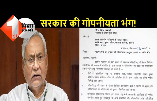 गोपनीयता बरतने के लिए मंत्रियों और अधिकारियों को लिखी गयी चिट्ठी हो गई सार्वजनिक, अब सरकार की हो रही किरकिरी