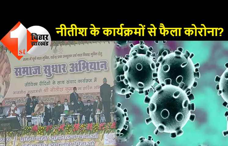 नीतीश के कार्यक्रमों से बिहार में कोरोना विस्फोट, सीएम ने कहा-कल औऱंगाबाद में बैठक करने के बाद लेंगे कुछ फैसला