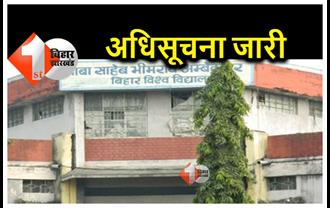 बिहार यूनिवर्सिटी में नियुक्ति किये गये विभागध्यक्ष, अधिसूचना जारी, जानें किन्हें क्या मिली जिम्मेदारी