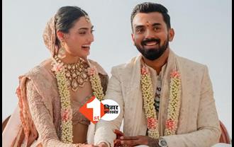 क्रिकेटर केएल राहुल और अथिया शेट्टी ने लिये सात फेरे, खंडाला में रचाई शादी