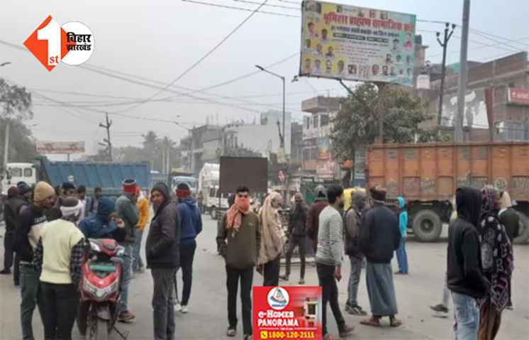 हिट एंड रन कानून : सड़क पर उतरे ड्राइवर, इस हाइवे  पर लंबा जाम