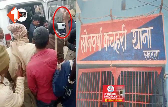 बिहार की 'लठबाज' पुलिस!  मुखिया प्रत्याशी को गिरफ्तार कर महिला सिपाही ने बरसाए थप्पड़,हैरान कर देगा ये VIDEO