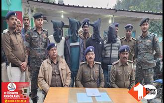 बिहार: चोर गिरोह का पुलिस ने किया खुलासा, चोरी के सामान के साथ चार शातिर अरेस्ट