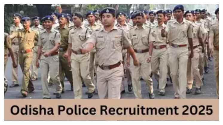 Odisha Police Recruitment 2025