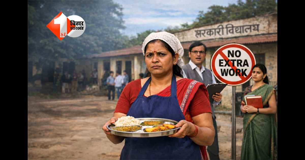 Bihar Mid Day Meal Scheme : बिहार शिक्षा विभाग का नया नियम, सरकारी स्कूलों में प्रिंसिपल-टीचर्स रसोइयों से एक्स्ट्रा काम नहीं करा सकेंगे