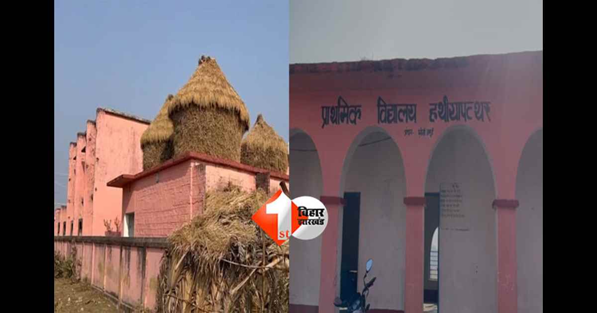 Jamui school viral video : बिहार में अब एक नया कारनामा, स्कूल की छत को बना दिया खलिहान; वीडियो वायरल