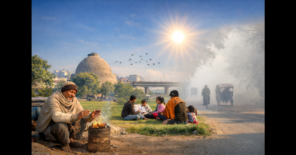 Bihar weather : बिहार में धूप लौटी, लेकिन ठंड और कोहरे से अभी राहत नहीं