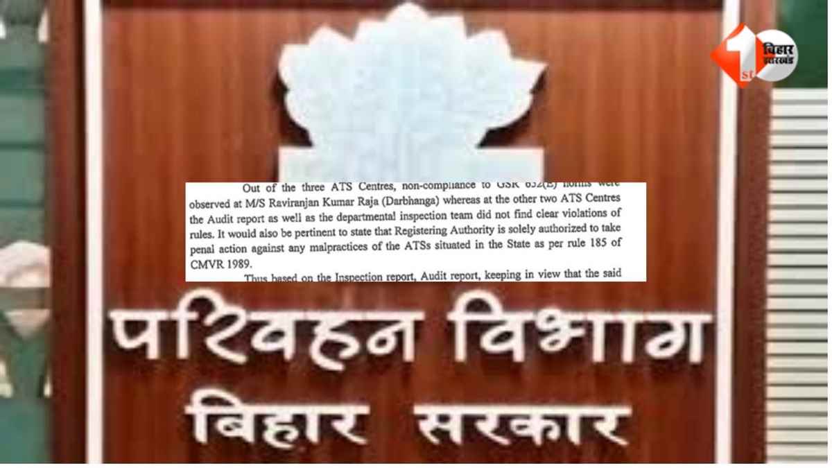 Bihar Transport News, ATS Bihar, Automatic Testing Station Bihar, MoRTH Bihar, Vehicle Fitness Scam, Bihar Transport Commissioner, ATS बंद, वाहन फिटनेस प्रमाण पत्र, GSR 652E, Bihar ATS Scam, Road Tran