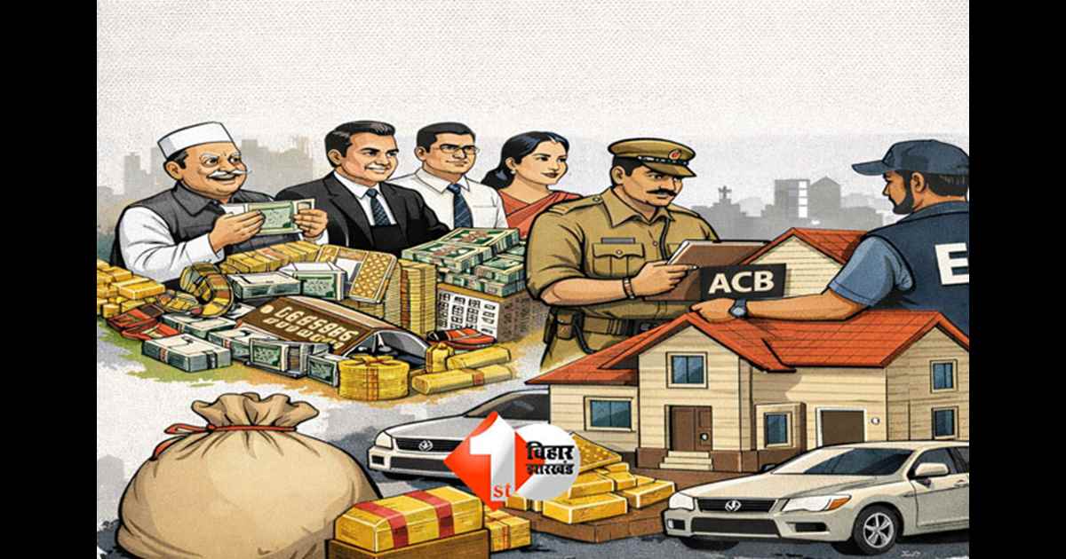 Bihar Vigilance Bureau :  SDO, CDPO, मुखिया, मजिस्ट्रेट, फॉरेस्टर सहित 8 भ्रष्टाचारियों की 4.14 करोड़ की संपत्तियां होंगी जब्त, निगरानी ब्यूरो की बड़ी कार्रवाई