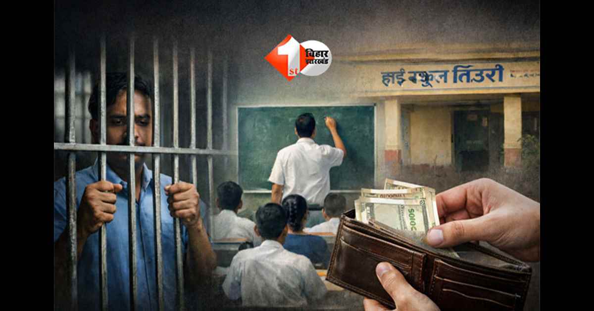 Bihar education news :  शिक्षा विभाग की बड़ी लापरवाही ! जेल में बंद शिक्षक को 22 महीने तक मिलता रहा वेतन, ऐसे खुला पोल 