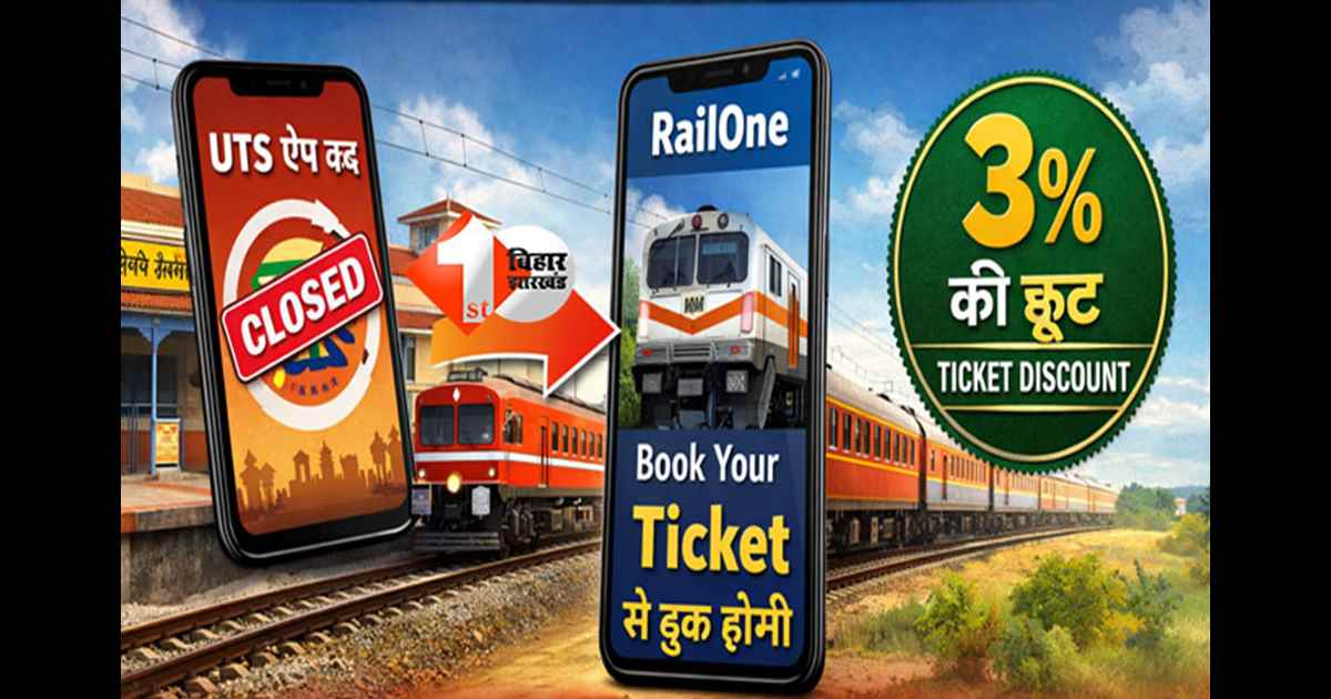 RailOne App : रेलवे का बड़ा फैसला, UTS मोबाइल ऐप बंद; अब सिर्फ रेलवन ऐप से बुक होगी टिकट