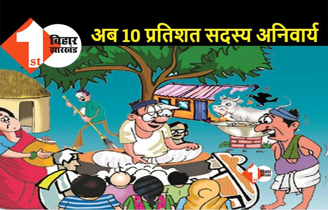 पंचायतों की ग्रामसभा में अब होंगे 10 प्रतिशत सदस्य, केंद्र ने पंचायती राज विभाग को भेजा लेटर 