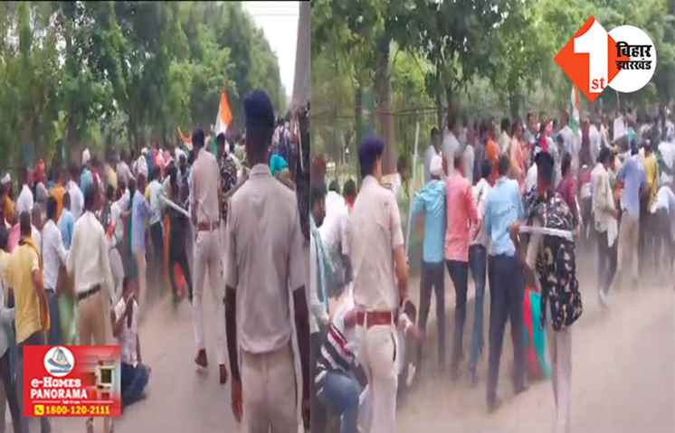 राजधानी में सड़क पर उतरे सैकड़ों किसान सलाहकार, नीतीश - तेजस्वी के खिलाफ जमकर लगाए नारे, पुलिस ने चटकाई लाठियां