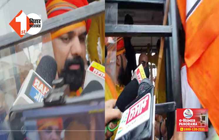 BJP का विधानसभा मार्च : हिरासत में लिए गए सम्राट चौधरी, सुशील मोदी और कई नेता, कहा - सरकार की नजर में हमलोग आतंकवादी 