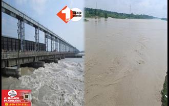 बिहार में मंडराने लगा बाढ़ का खतरा: गंडक बराज के 36 गेट खोले गए, खतरे के निशान के करीब पहुंचा नदियों का जलस्तर; हाई अलर्ट जारी