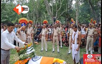 शहादत को सलाम: शहीद CRPF जवान अजय झा की अंतिम विदाई, ‘भारत माता जय’ के नारों से गूंज उठा पूरा इलाका