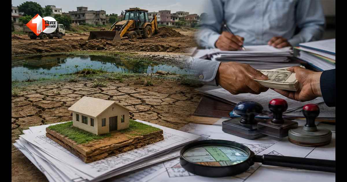बिहार में 4 बीघा 13 कट्ठा की सरकारी झील गायब! CO-RO-कर्मचारी ने भू-माफियाओं से साठगांठ कर ‘खाई मलाई’, 3 सस्पेंड