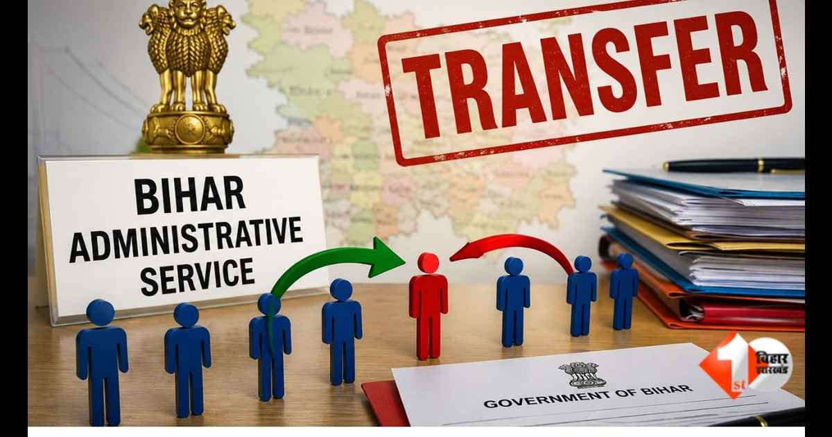 Bihar Transfer Bihar Administrative Service Transfer Bihar News Bihar Government General Administration Department Bihar BAS Officers Transfer Amitabh Singh Posting Anil Kumar Transfer Bihar IAS BAS T