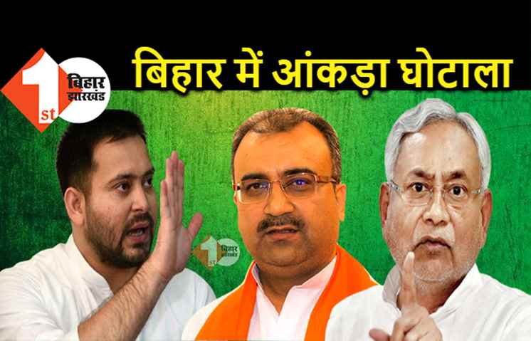 बिहार में आंकड़ों का घोटाला : तेजस्वी ने पूछा.. यहां मुख्यमंत्री से मंत्री और विभाग के आंकड़े अलग कैसे हैं?